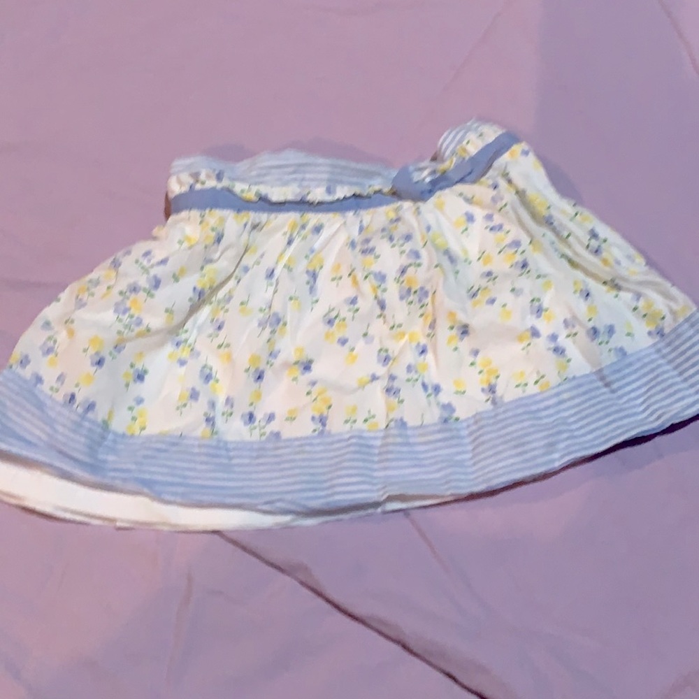Pink and yellow floral Skirt 18-24 Adjustable